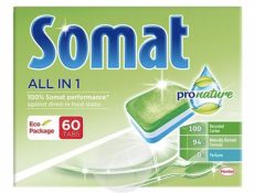 Somat All in One Green/Pro Nature mosogatógép kapszula 60db